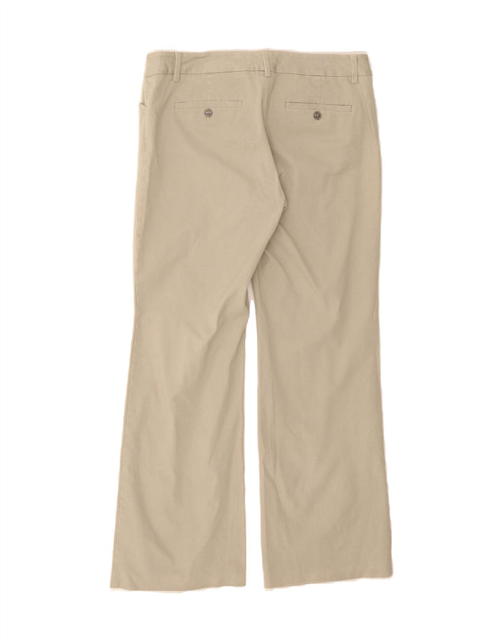 EDDIE BAUER Womens Bootcut Casual Trousers US 12 Large W32 L30 Beige Vintage Eddie Bauer and Second-Hand Eddie Bauer from Messina Hembry 