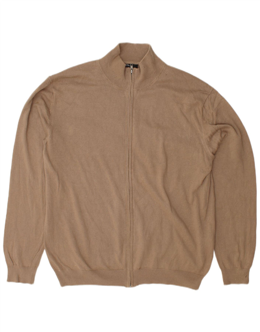 REPLAY Herren-Strickjacke XL Beige Baumwolle