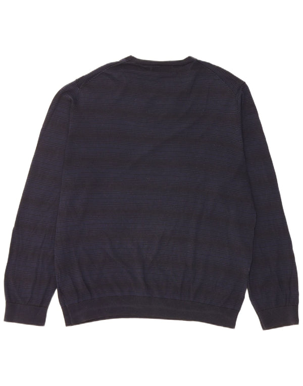 Marks & Spencer Herren Autograph Pullover mit Rundhalsausschnitt, Größe L, Marineblau