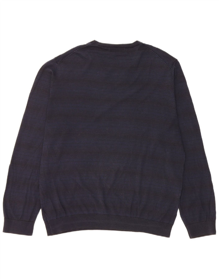 Marks & Spencer Herren Autograph Pullover mit Rundhalsausschnitt, Größe L, Marineblau