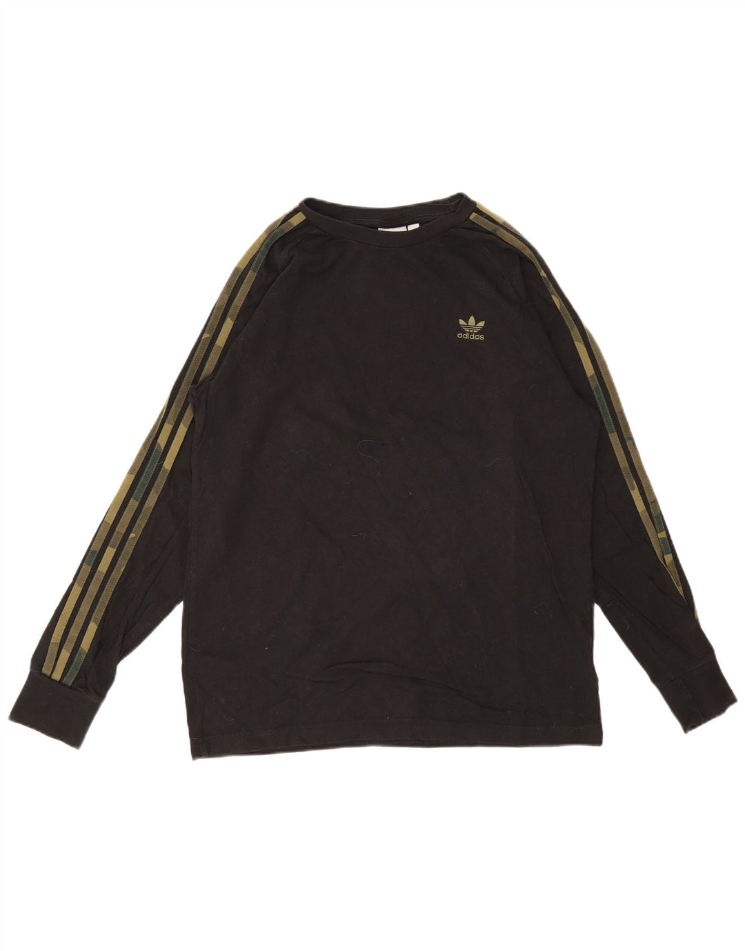 ADIDAS Herren Top Langarm Mittelschwarz Baumwolle