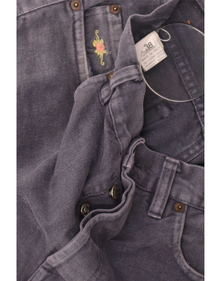 El Charro Herren Straight Jeans W38 L29 Graue Baumwolle