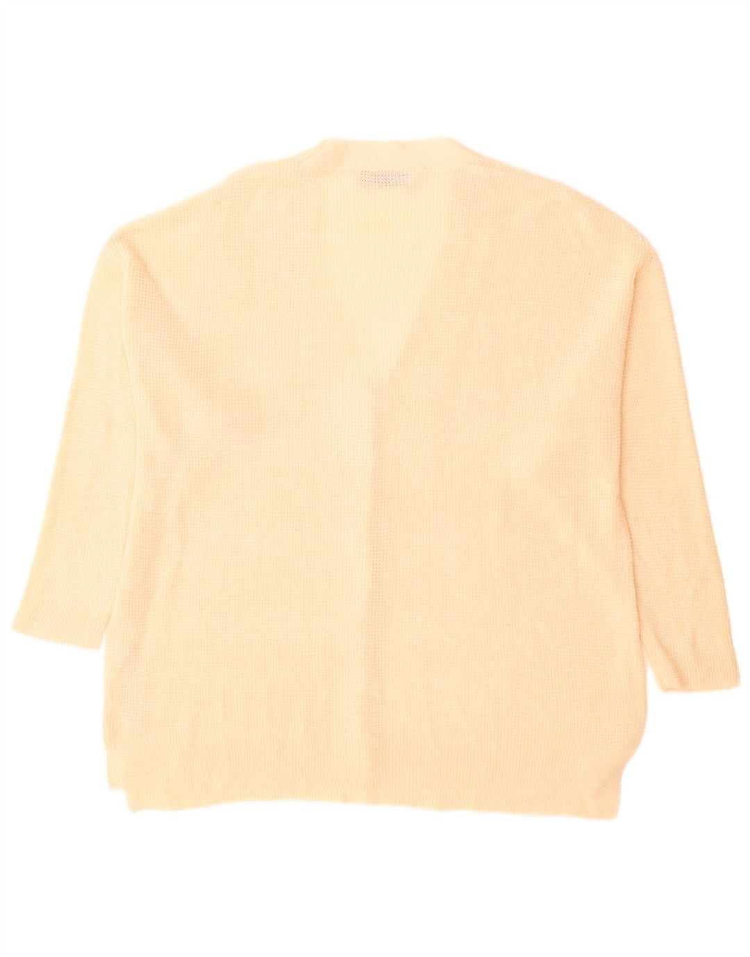 Zara Damen-Strickjacke in Übergröße, Gr. 10, Größe S, Beige, Acryl