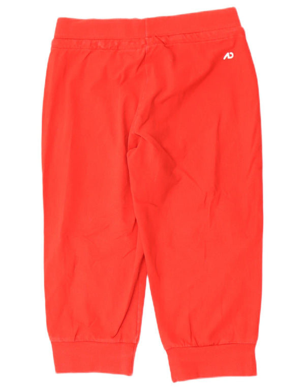 Nike Damen Bermuda Sport Shorts UK 12 Mittelrote Baumwolle