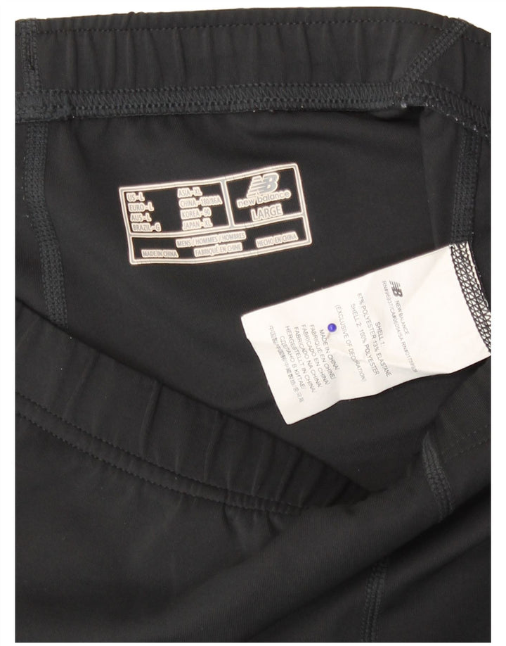 New Balance Damen Leggings UK 14 Large Schwarz Polyester