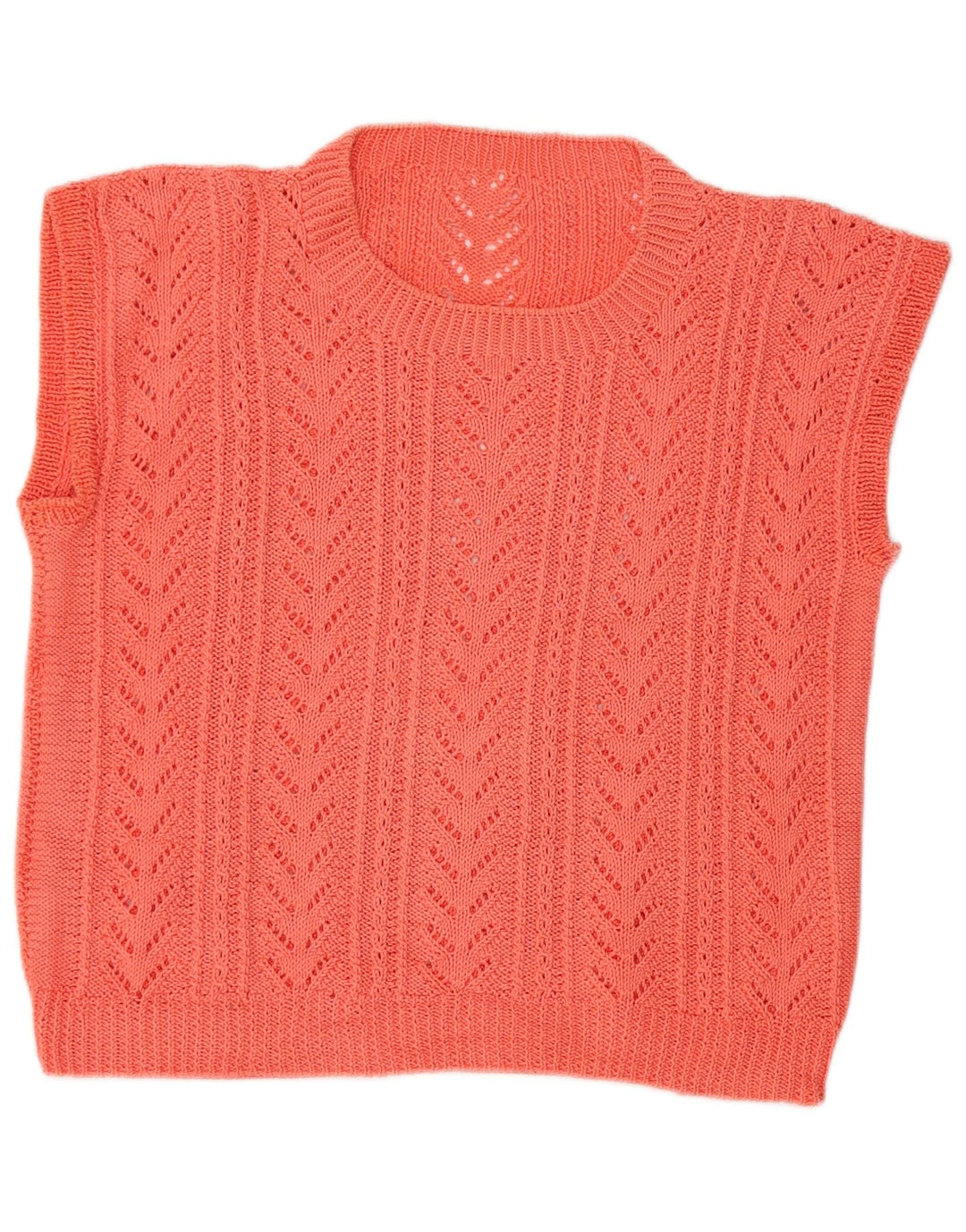 VINTAGE Damen Tank Top UK 12 Mittelrosa