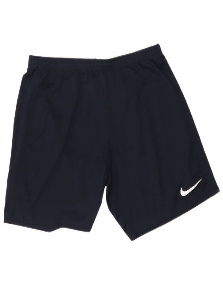 Nike Herren Dri Fit Sportshorts, groß, marineblaues Polyester