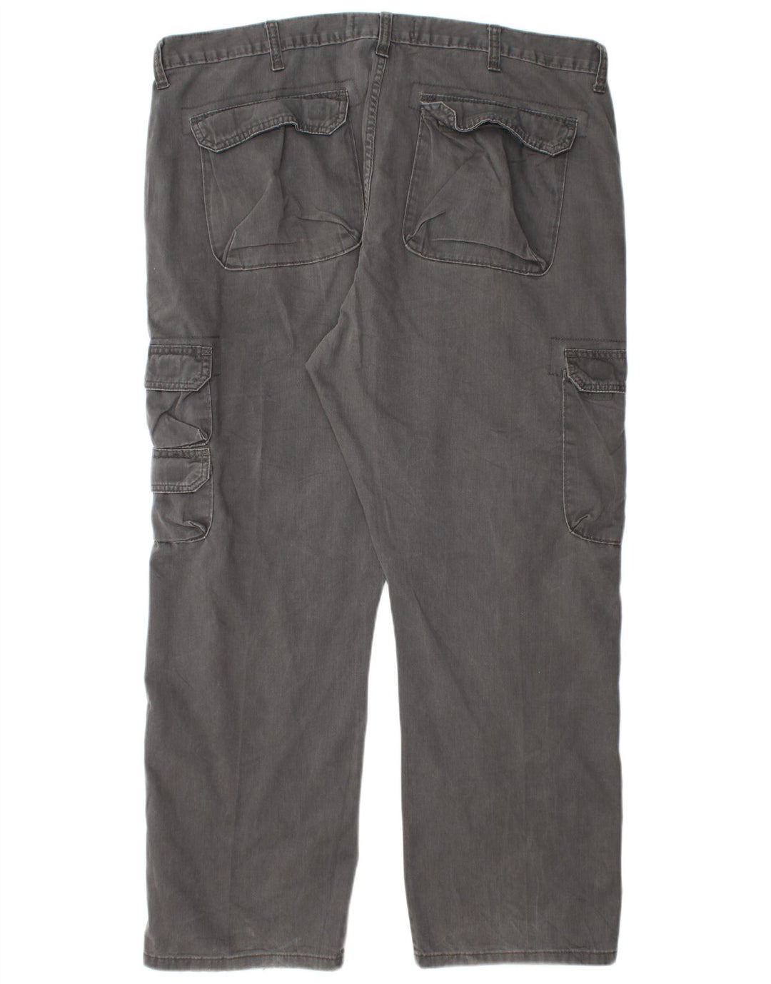 WRANGLER Gerade Cargohose für Herren, W42, L30, graue Baumwolle