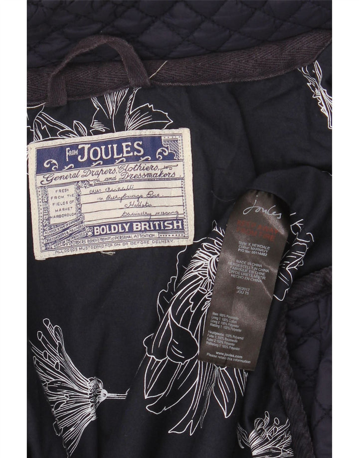 Joules Damen Steppjacke UK 18 XL Marineblau Baumwolle