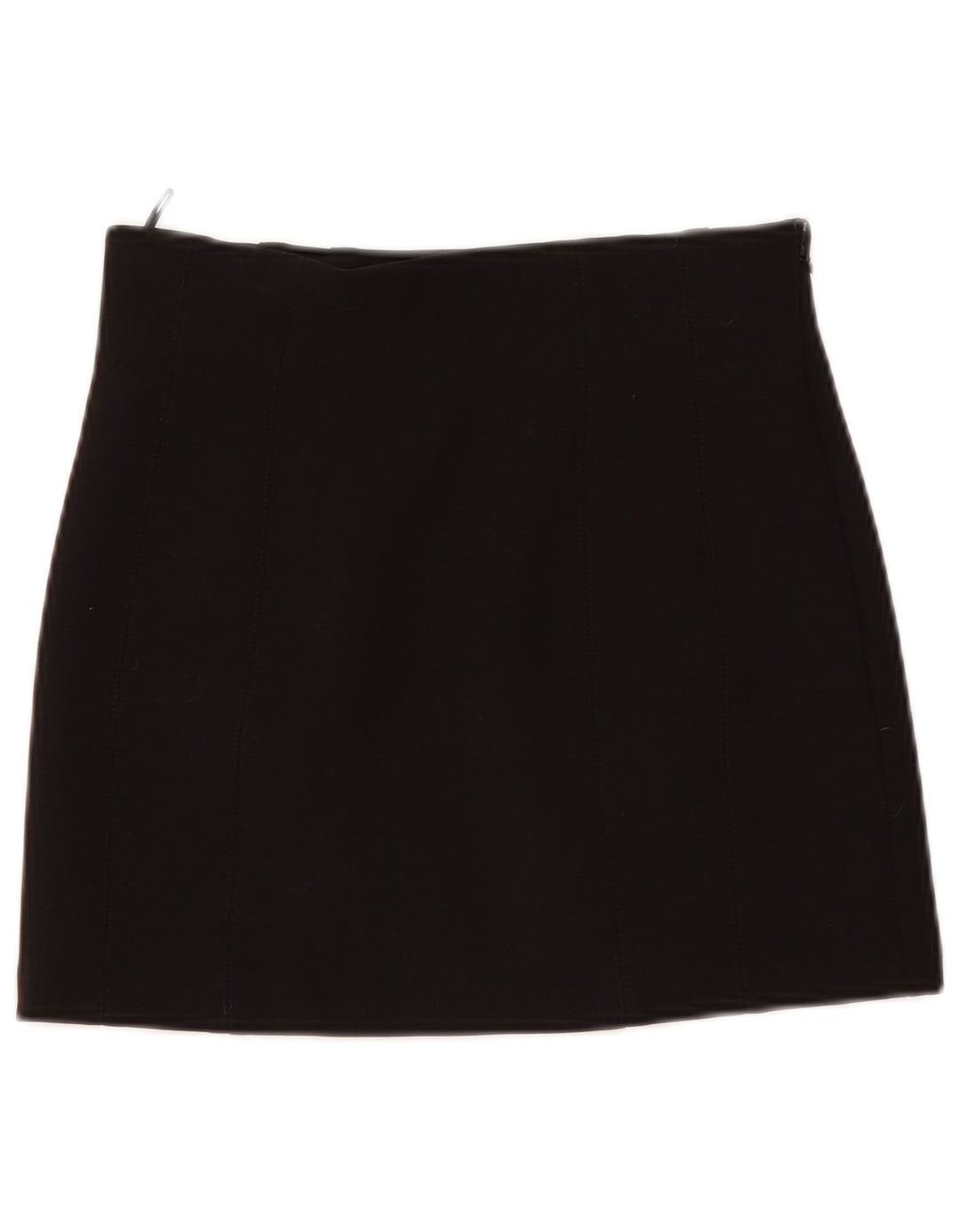 Zara Damen Minirock Medium W28 Schwarz Polyester