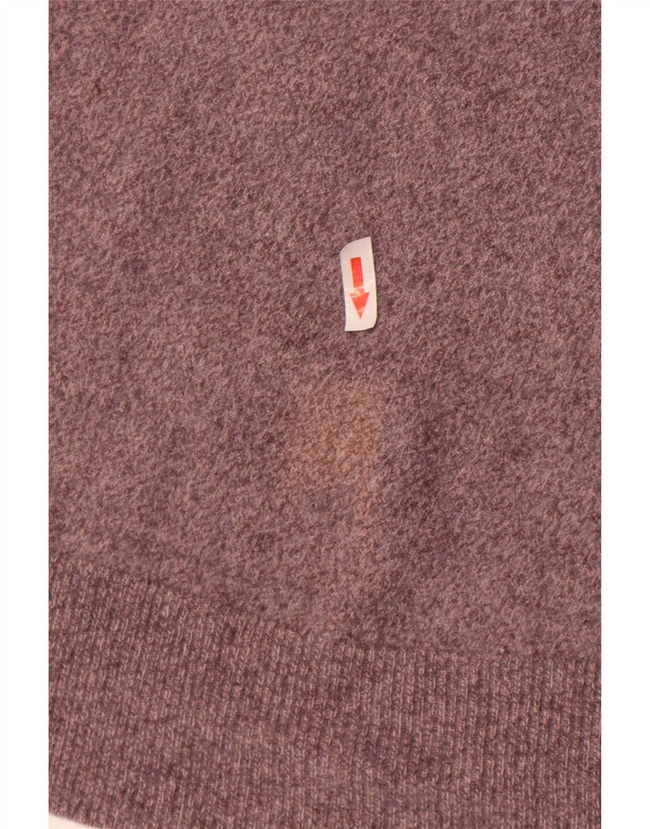 Massimo Dutti Damen-Pullover mit Rollkragen, Gr. 8, Größe S, graue Wolle