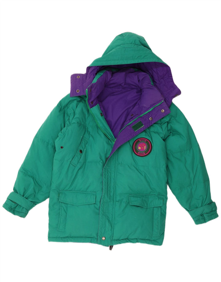 Brugi Wende-Jacke mit Kapuze für Jungen, 13–14 Jahre, lila, Polyester