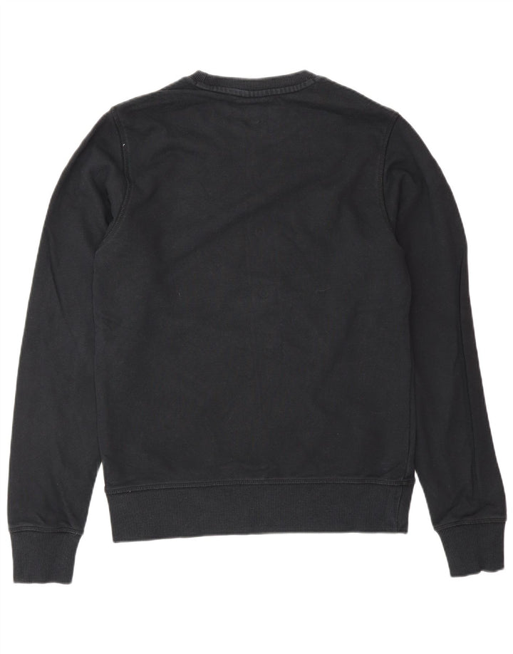 New Balance Herren Sweatshirt Pullover Small Schwarz Baumwolle