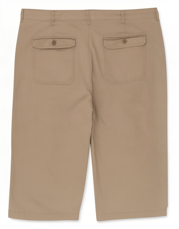 Marks & Spencer Herren-Bermudashorts, Größe L, W36, Beige, Baumwolle