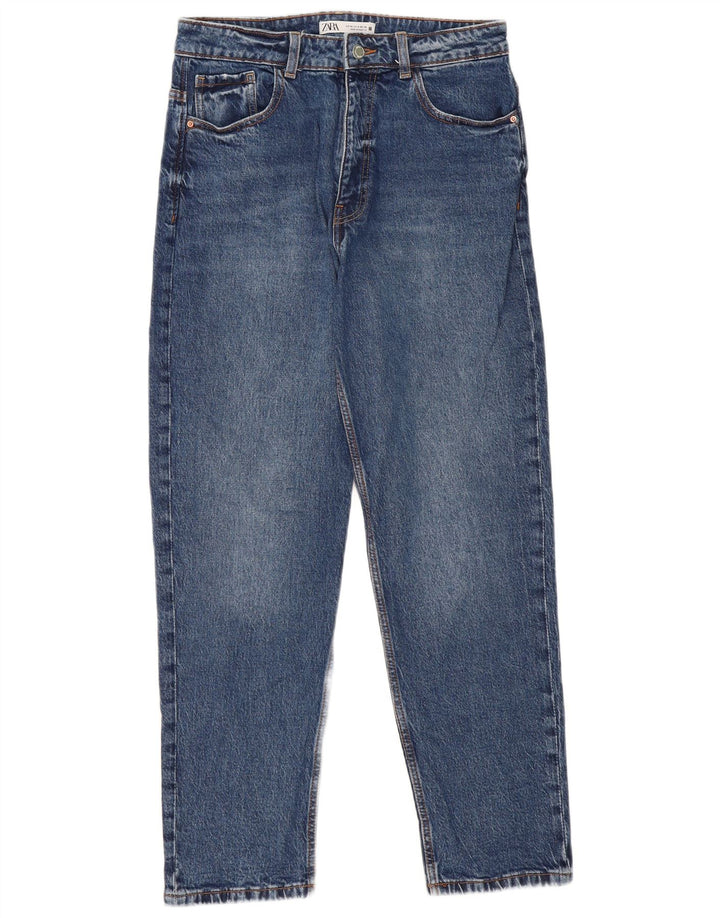 ZARA Womens High Waist Jeans EU 40 Medium W30 L27 Blue
