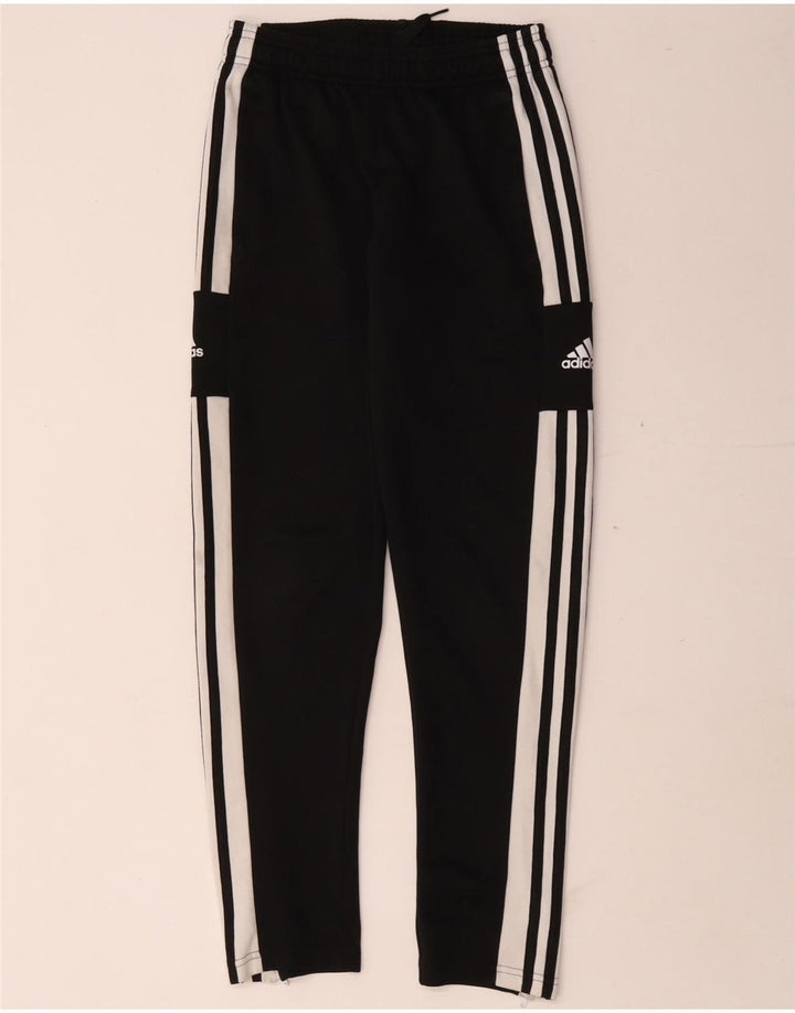 Adidas Trainingshose mit Grafik für Jungen, 11–12 Jahre, schwarzes Polyester