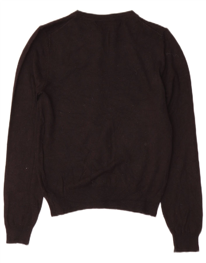 Marks & Spencer Damen-Cardigan-Pullover UK 8 Small Schwarze Viskose