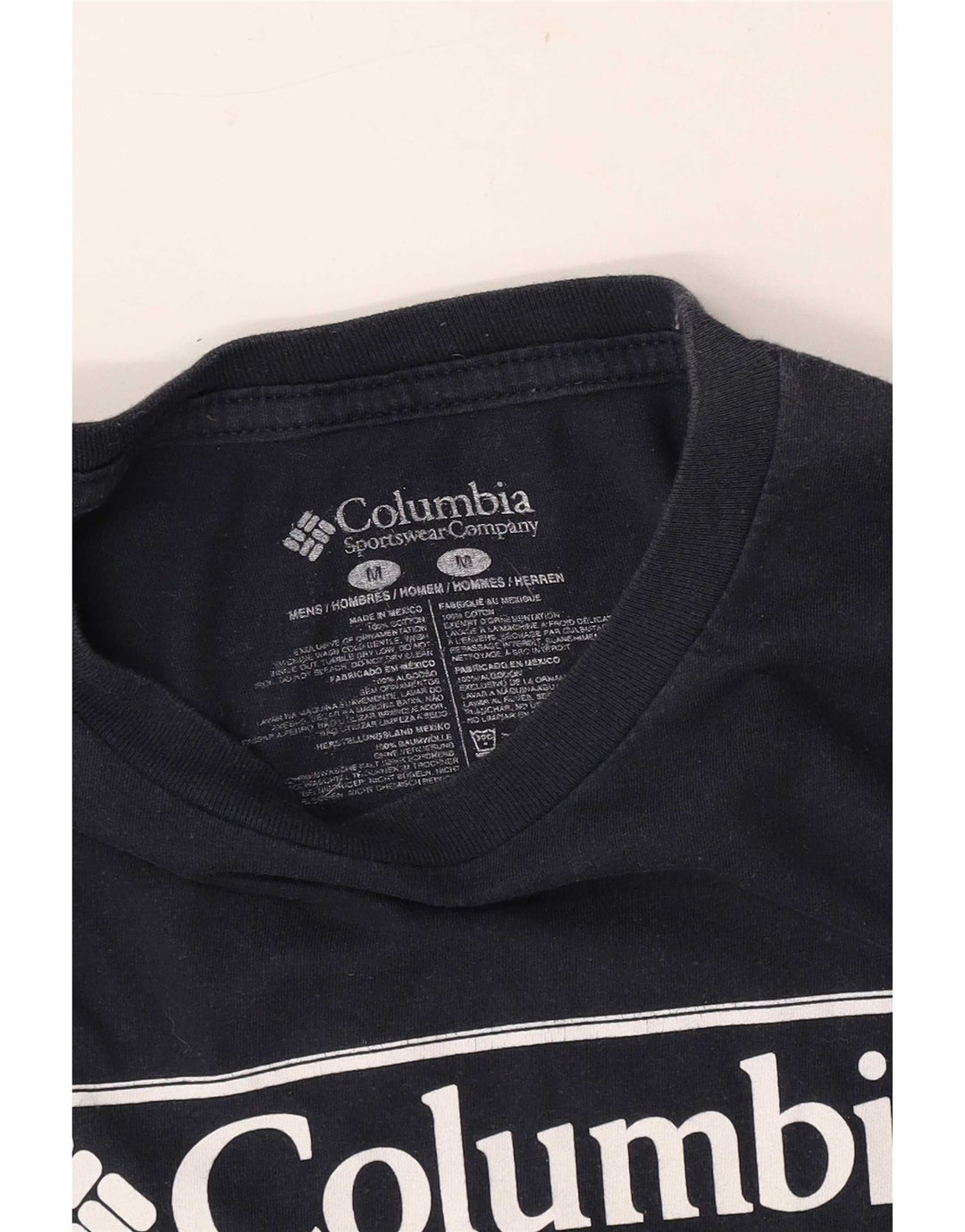 Columbia Herren-T-Shirt mit Grafik, mittelgroß, marineblau, Baumwolle