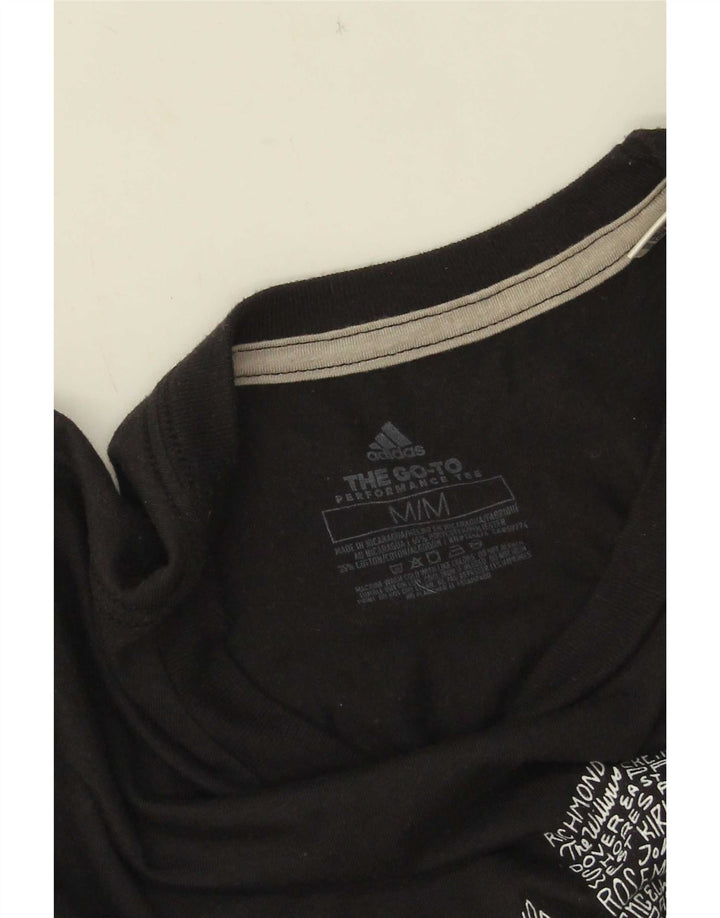 Adidas Herren Orlando Graphic T-Shirt Top Medium Schwarz Polyester