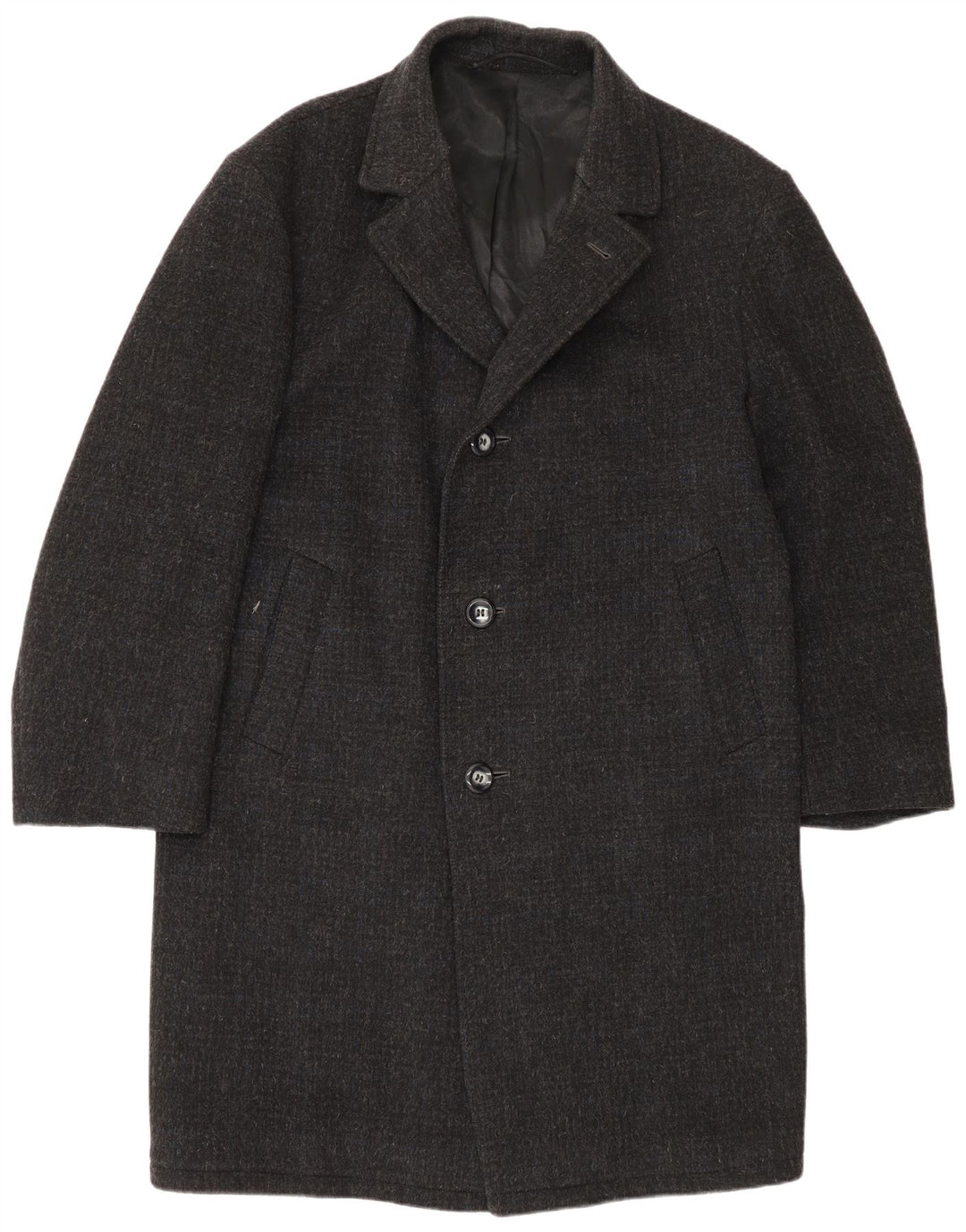 Vintage Herrenmantel UK 38 Mittelgrau