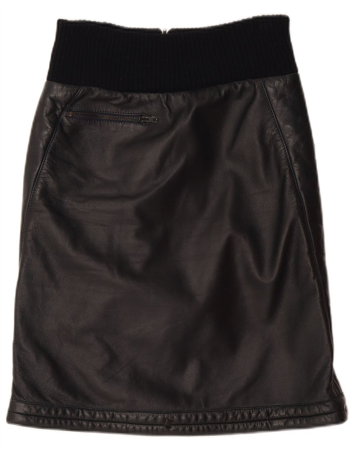 Complice Damen Lederrock W26 Small Schwarz