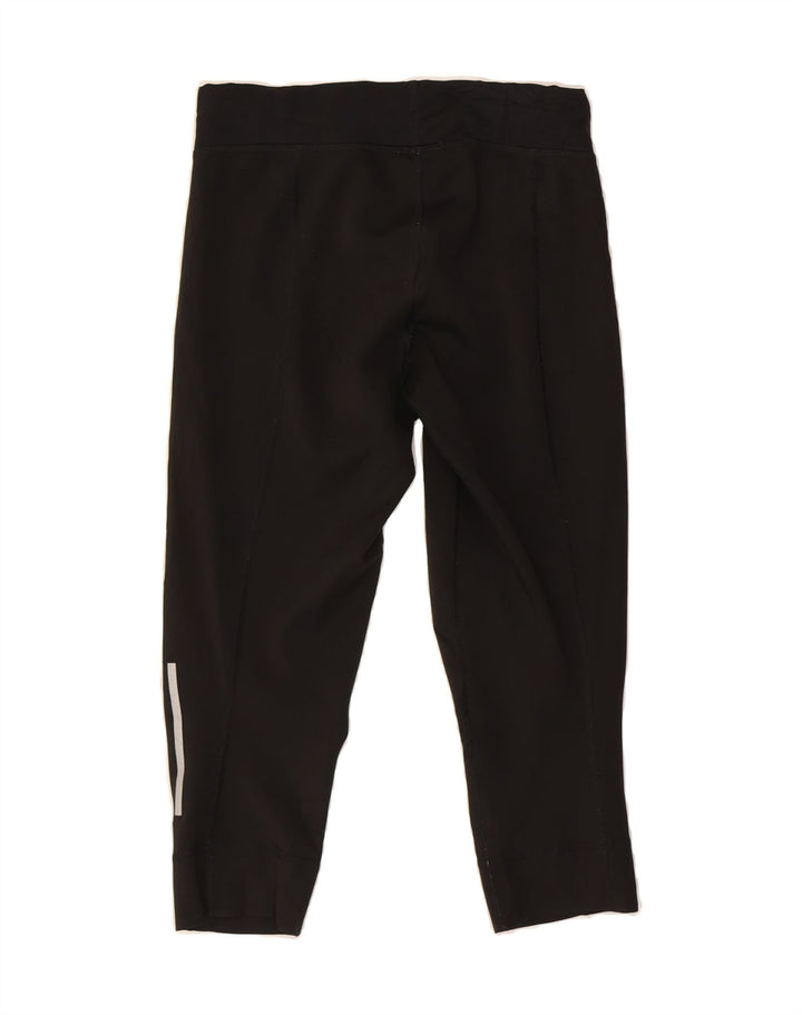 ADIDAS Womens Climalite Capri Leggings UK 8/10 Small  Black Polyester Vintage Adidas and Second-Hand Adidas from Messina Hembry 