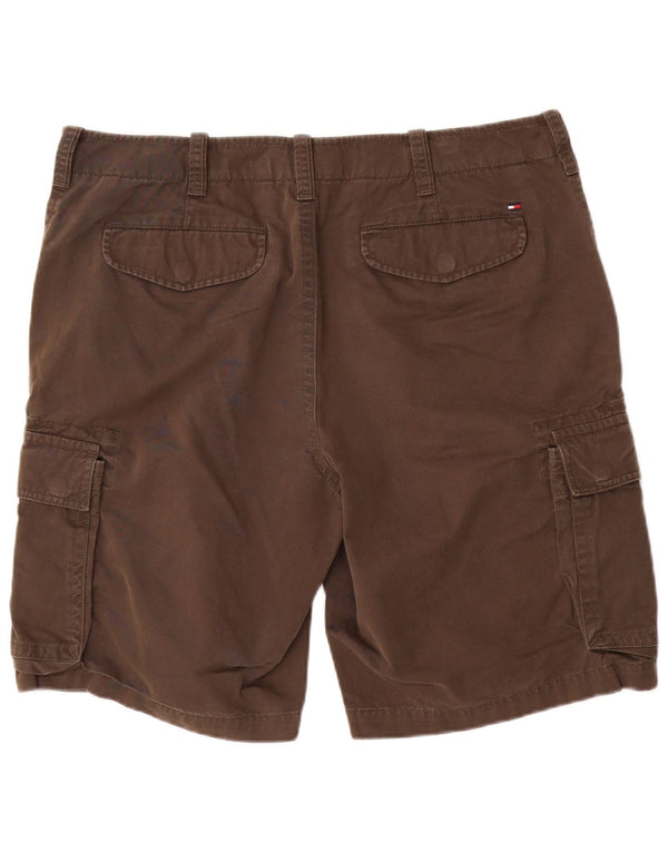 Tommy Hilfiger Herren Cargoshorts W36 Große braune Baumwolle
