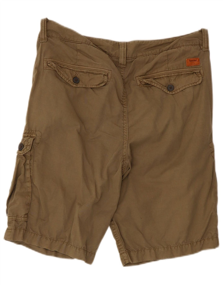 TIMBERLAND Herren-Cargoshorts mit klassischer Passform, W31, mittlere Khaki-Baumwolle