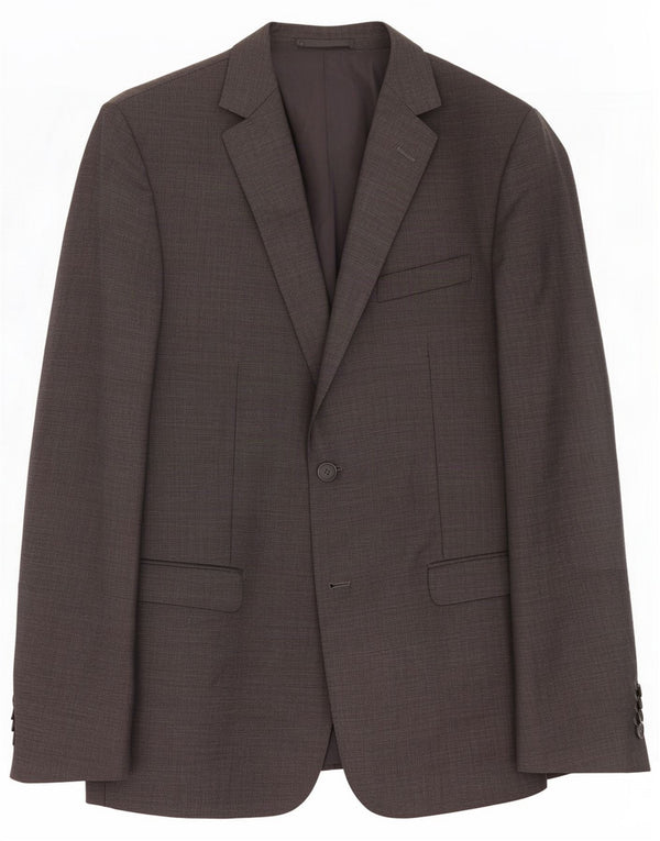 Z ZEGNA Herren 2-Knopf-Blazerjacke IT 52 XL Graue Wolle