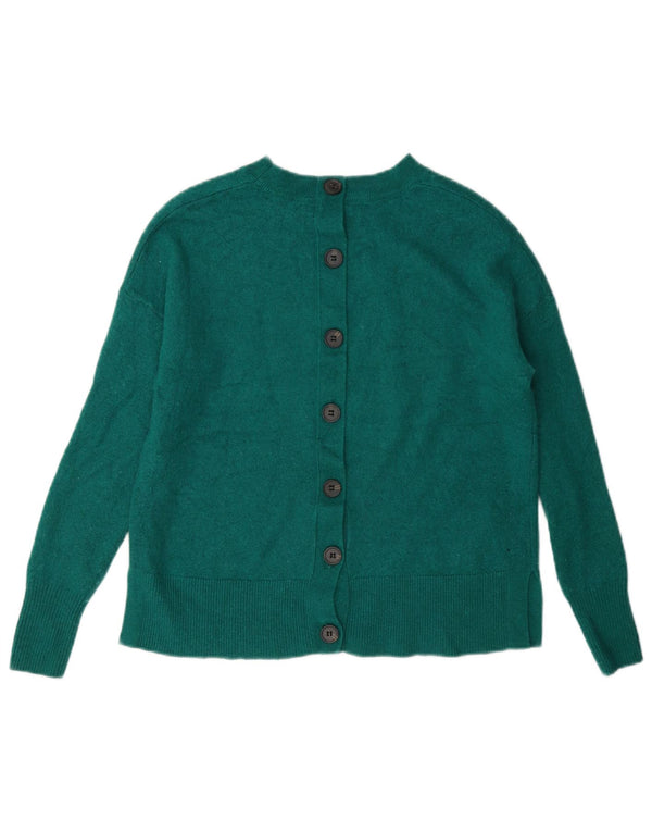 Hobbs Damen-Pullover in Übergröße mit Rundhalsausschnitt, Gr. 6, XS, grüne Wolle