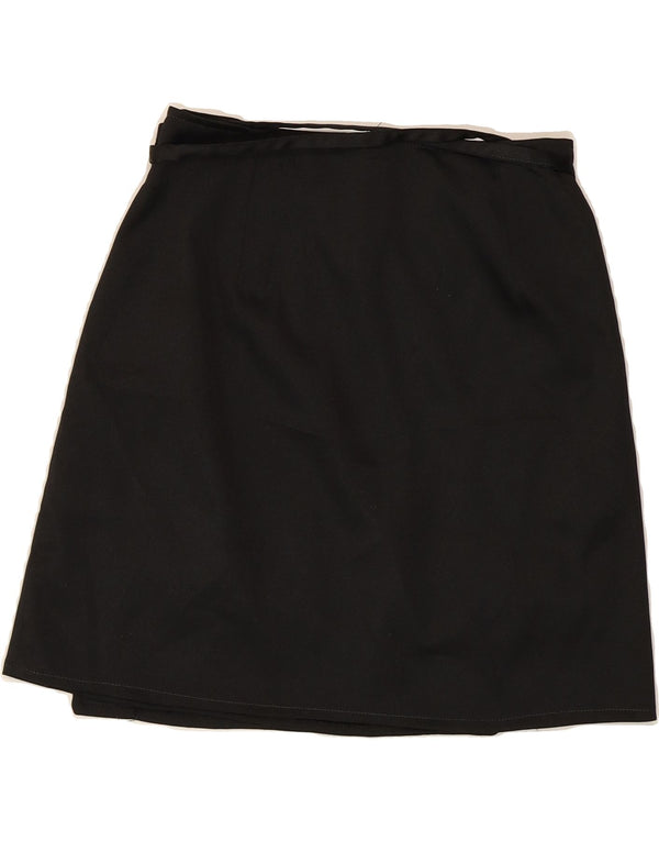 ONYX Womens Wrap Skirt UK 16 Large W32 Black