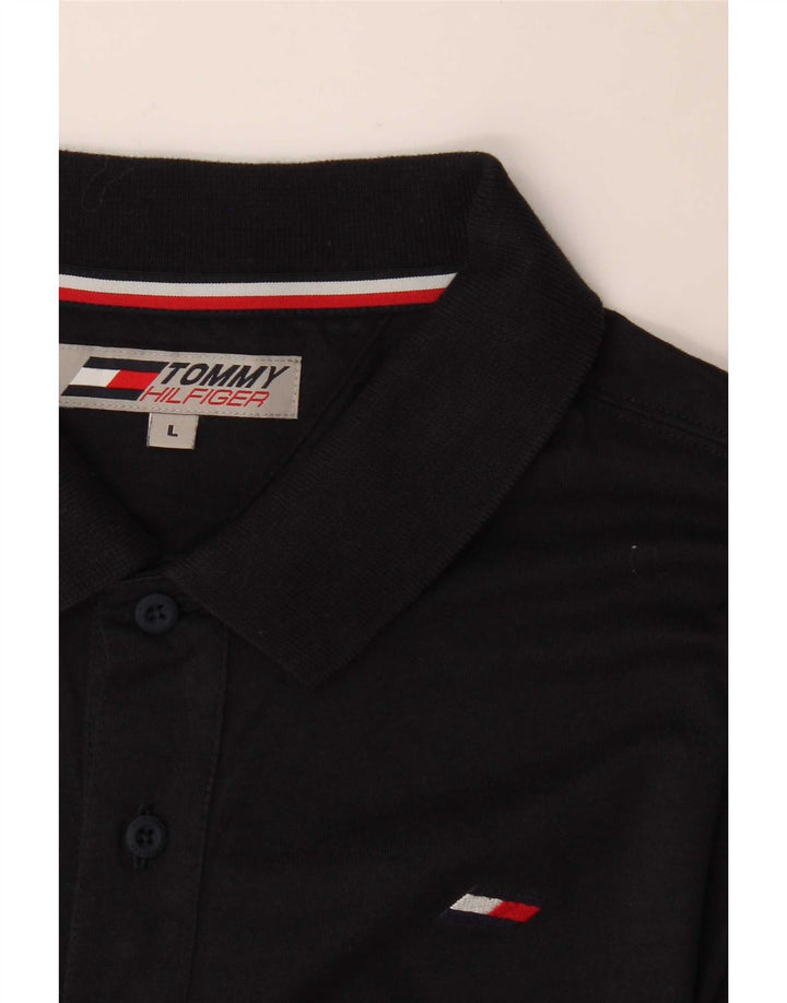 Tommy Hilfiger Herren-Poloshirt, groß, Marineblau