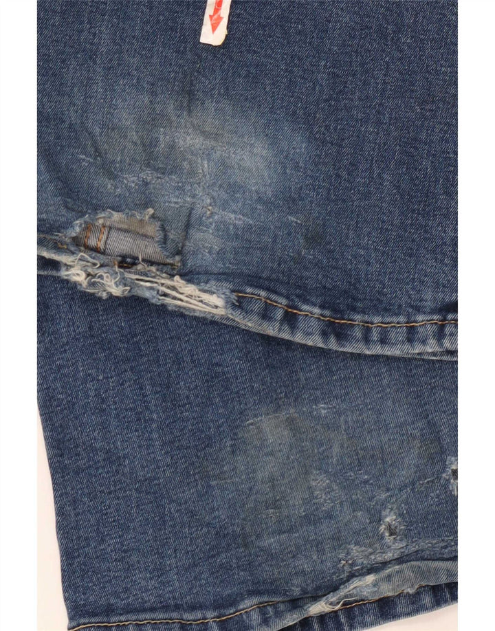 Zara Damen Schlagjeans EU 38 Small W28 L36 Blau