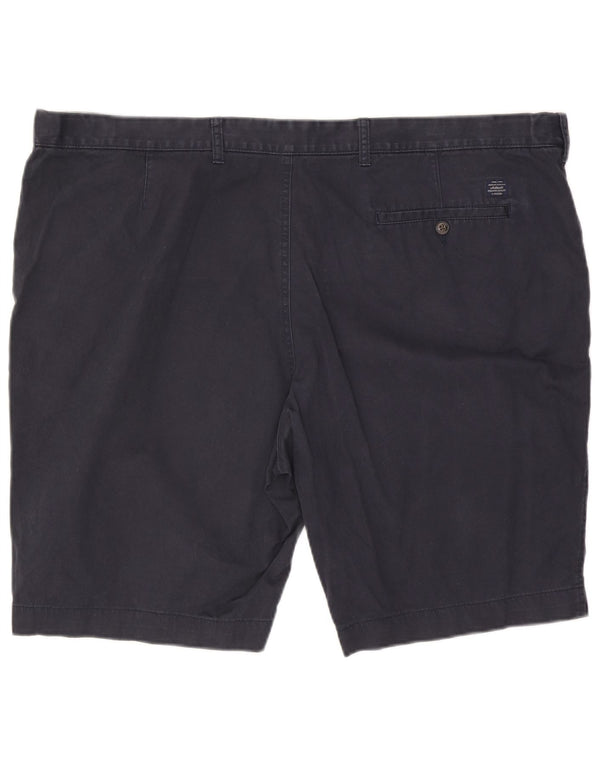 Marks & Spencer Herren-Chinoshorts mit normaler Passform, W48, 4XL, Marineblau, Baumwolle
