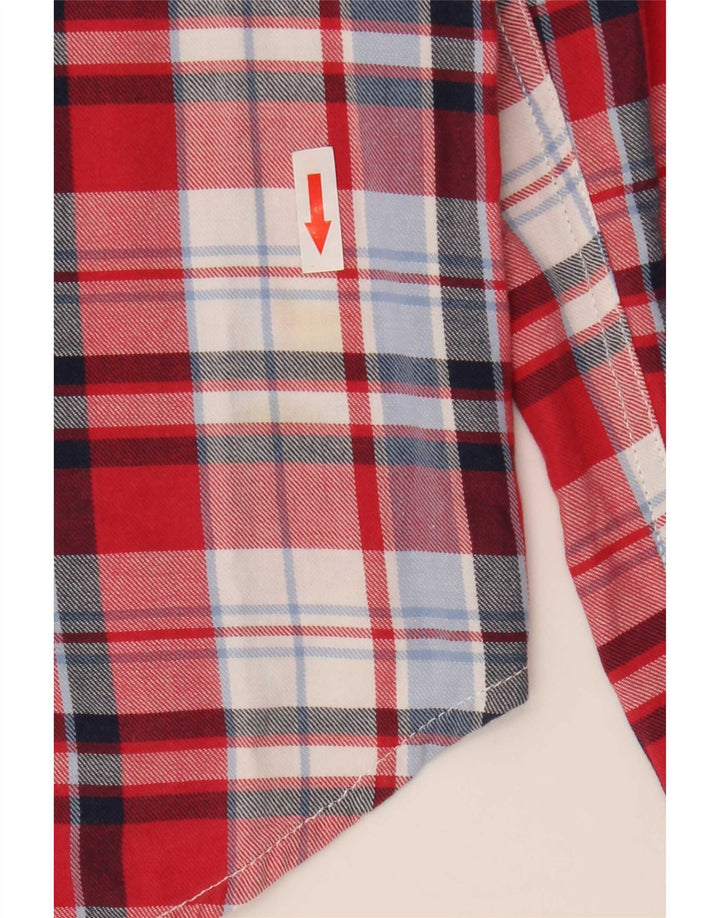 Levi's Damen-Hemd UK 14, mittelrot, kariert, Baumwolle