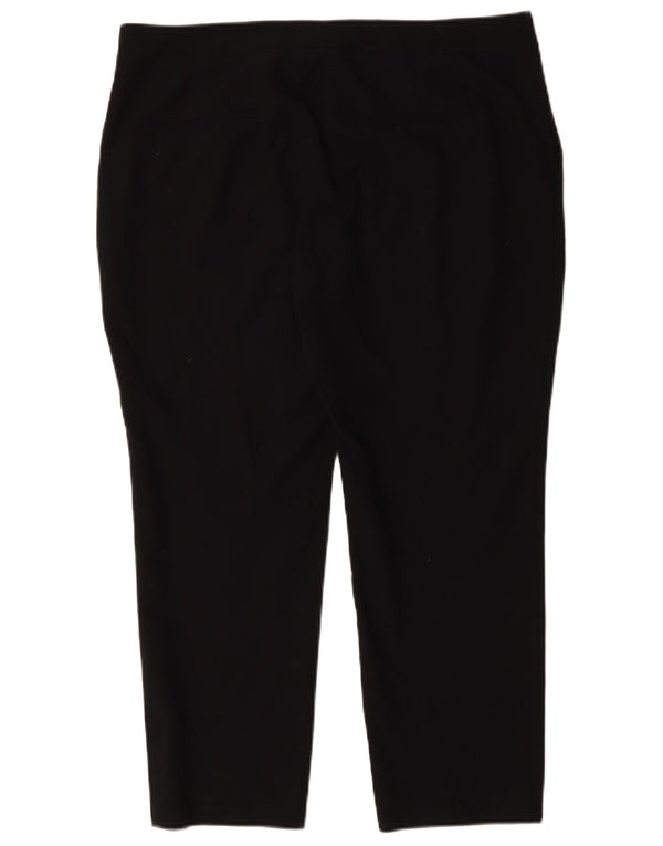 Gerade Chino-Hose für Damen von Zara, EU 42, Größe L, W32, L26, Schwarz