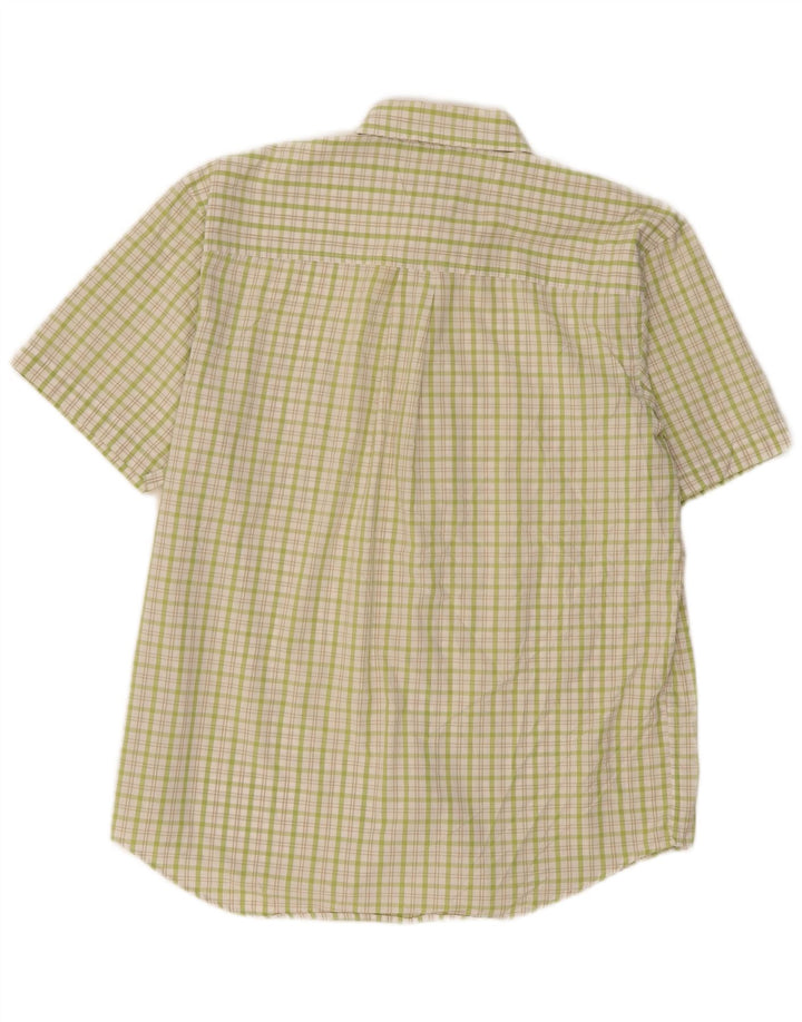 Izod Herren-Hemd, kariert, normale Passform, groß, grün, kariert, Baumwolle