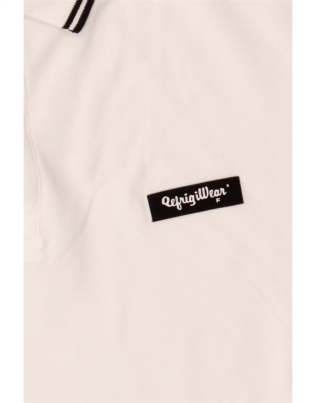 Refrigiwear Herren-Poloshirt aus mittelweißer Baumwolle