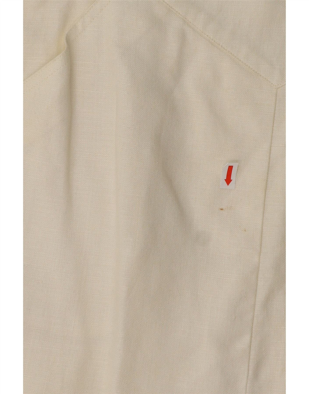MARELLA Damen A-Linienrock UK 12 Medium W30 Off White Linen