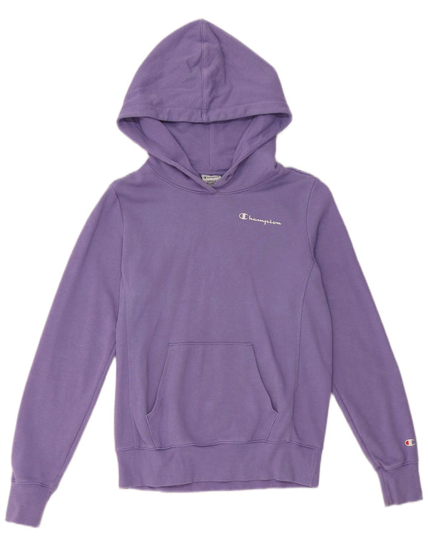 Champion Damen Kapuzenpullover UK 10 Small Lila Baumwolle