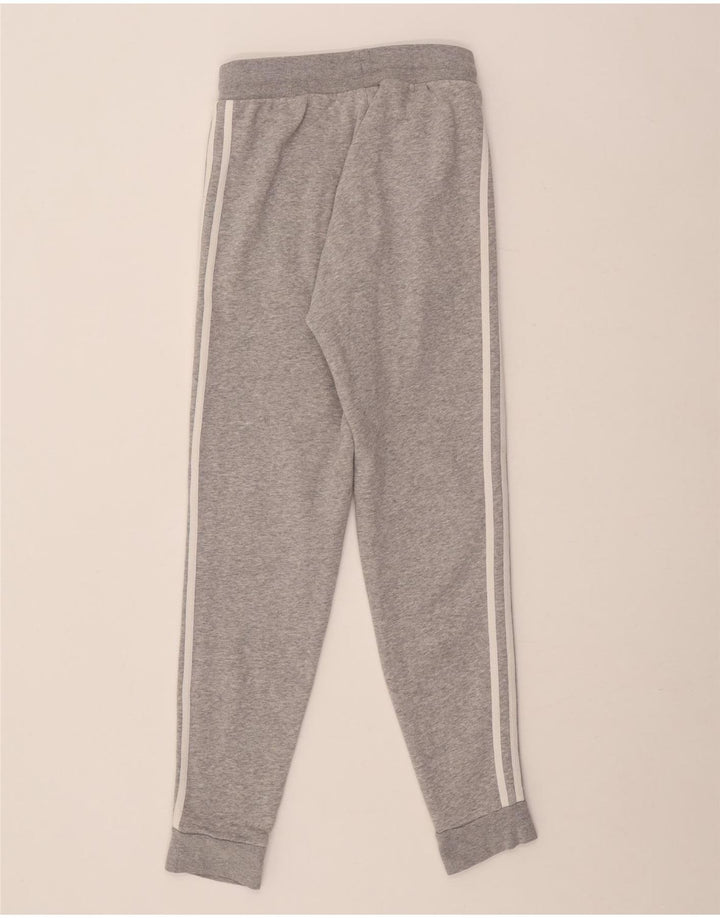 Adidas Damen-Trainingshose, Jogginghose, mittelgrau gefleckte Baumwolle