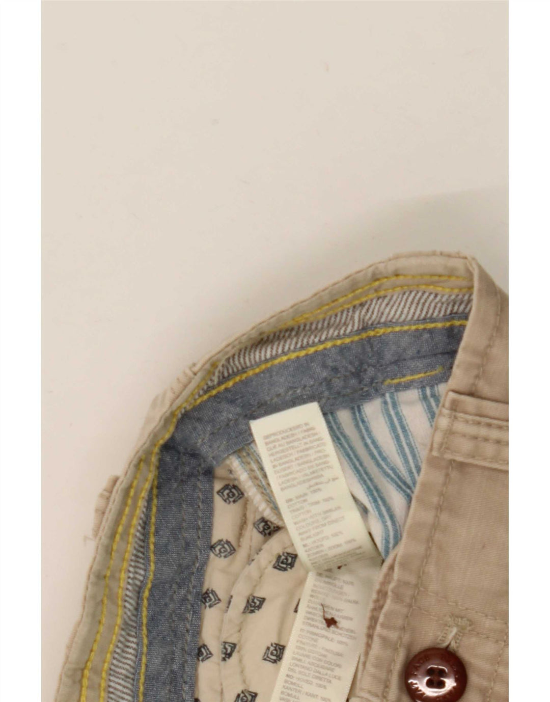 Fat Face Herren-Cargo-Shorts, W32, mittelbeige Baumwolle