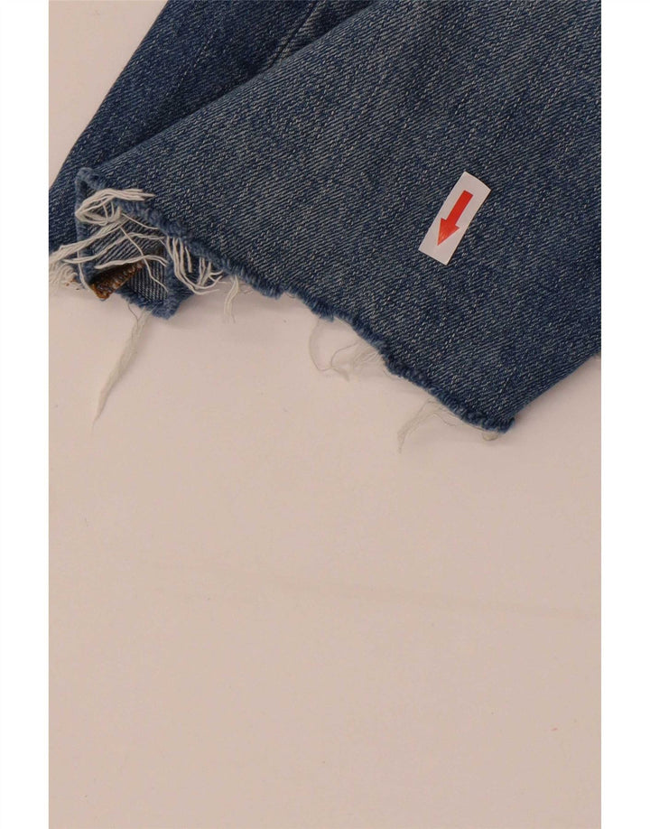 Zara Damen Jeansshorts EU 40 Medium W30 Blaue Baumwolle