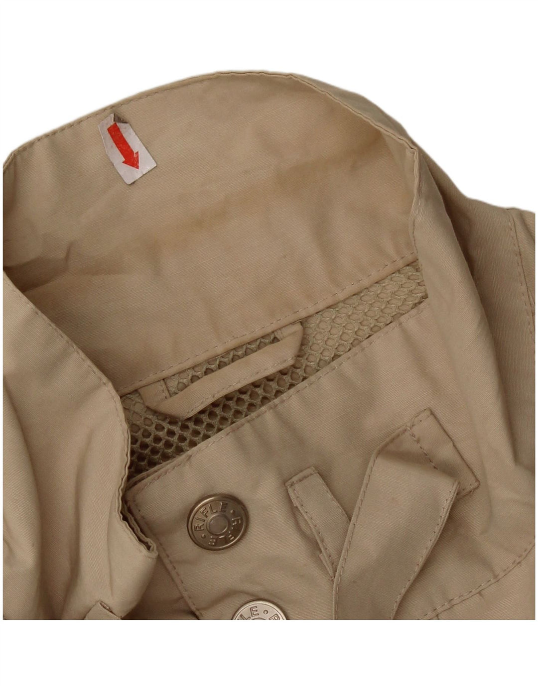 Rifle Herren Heritage Utility Jacke UK 38 Medium Beige Polyester