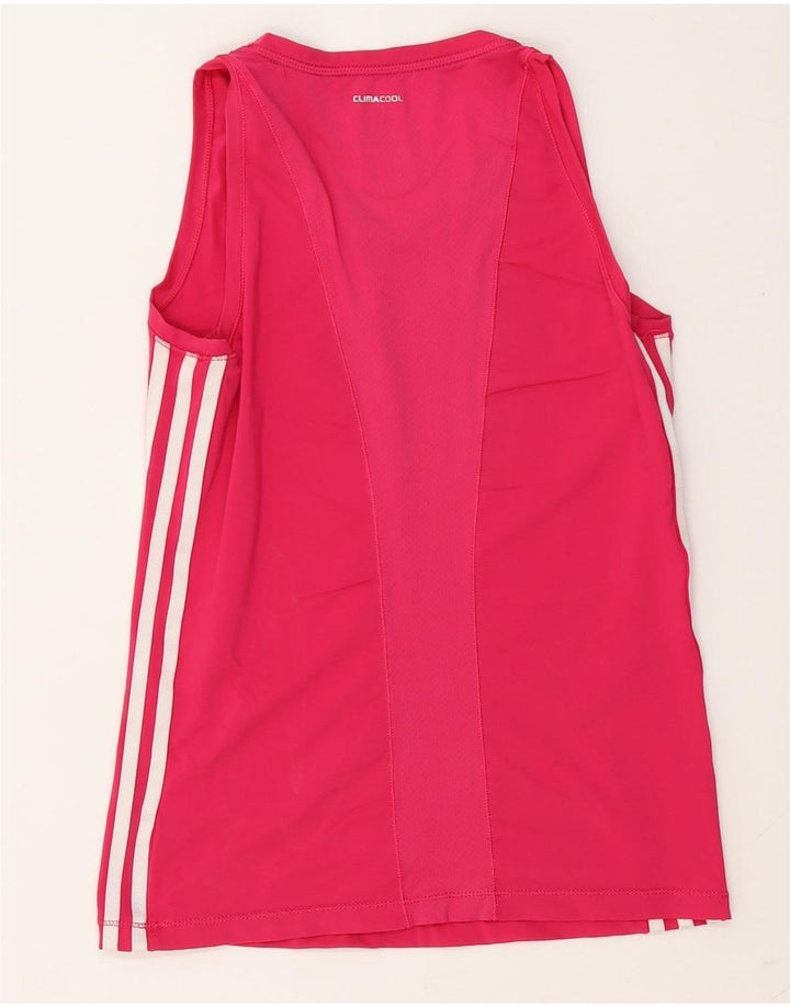 Adidas Damen Climacool Weste Top UK 8/10 Small Rosa Polyester