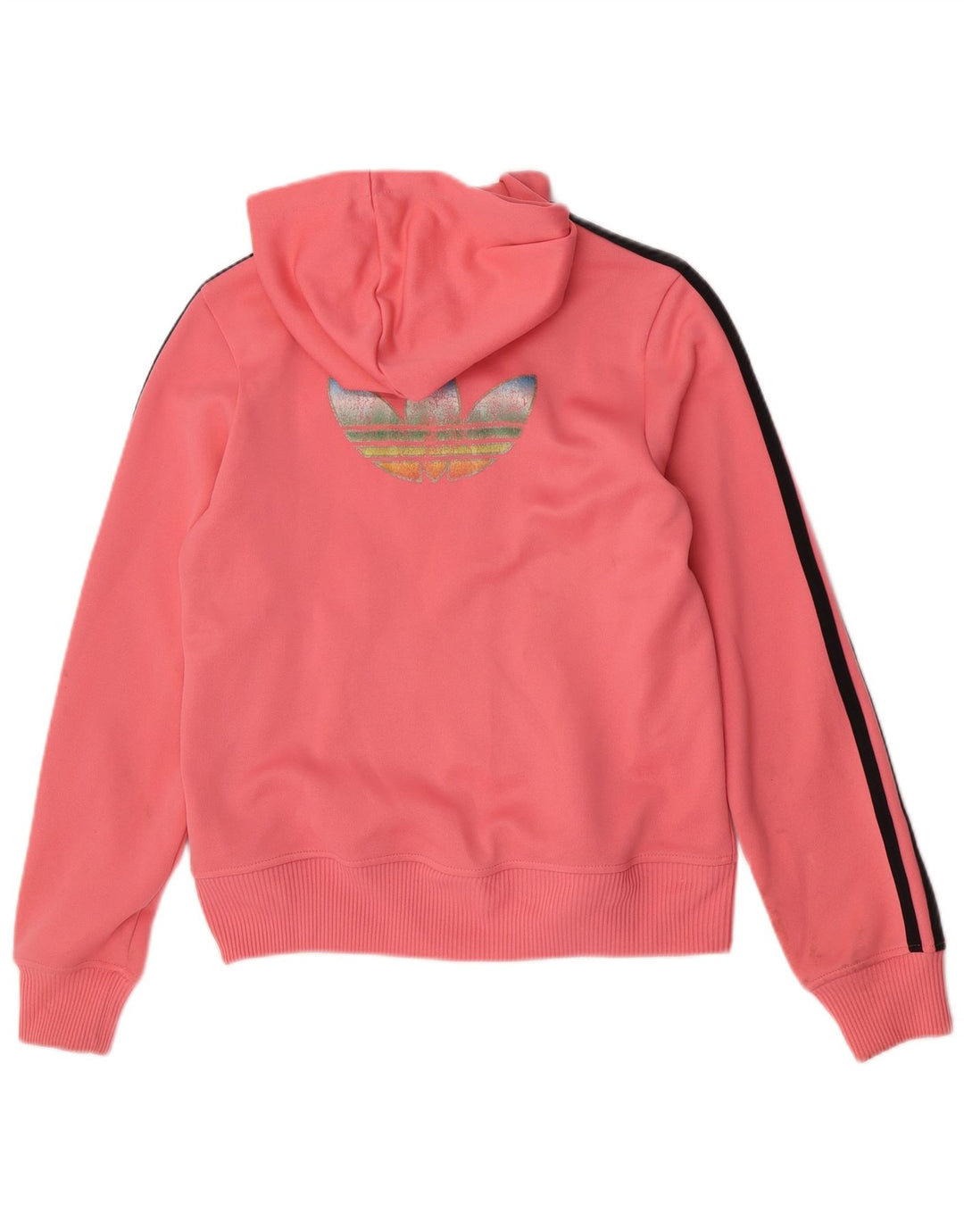 Adidas Damen Graphic Zip Hoodie Pullover EU 36 Small Pink