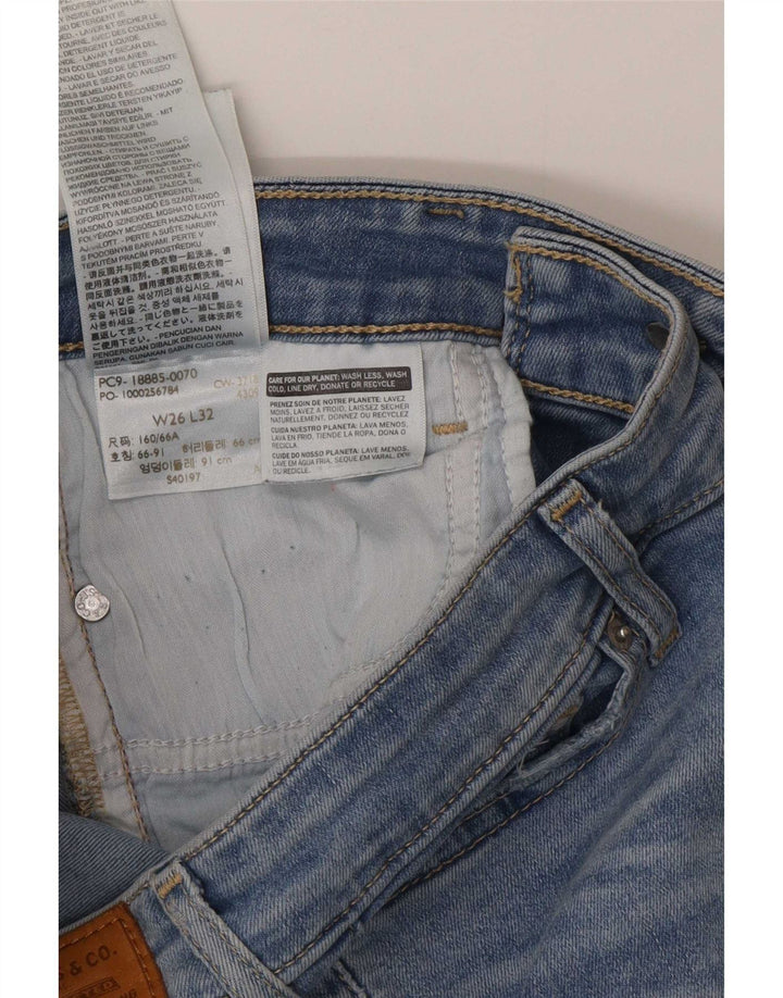 Levi's Damen 715 Bootcut Jeans W26 L32 Blaue Baumwolle