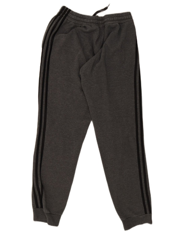 ADIDAS Herren-Trainingshose, Jogginghose, mittelgraue Baumwolle