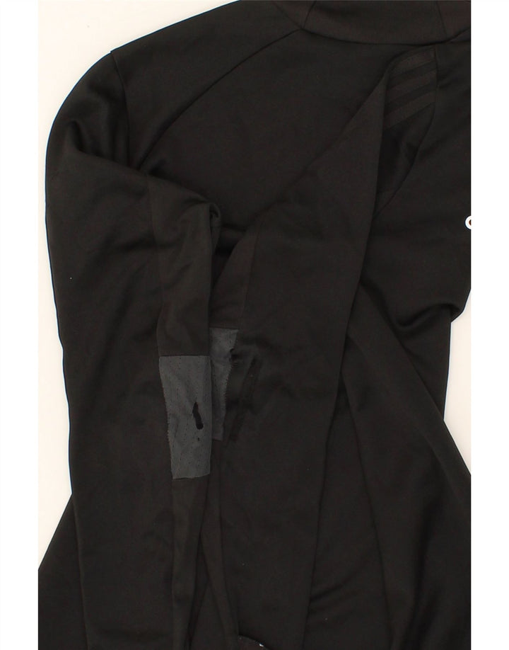 ADIDAS Mens Top Long Sleeve Small Black Vintage Adidas and Second-Hand Adidas from Messina Hembry 