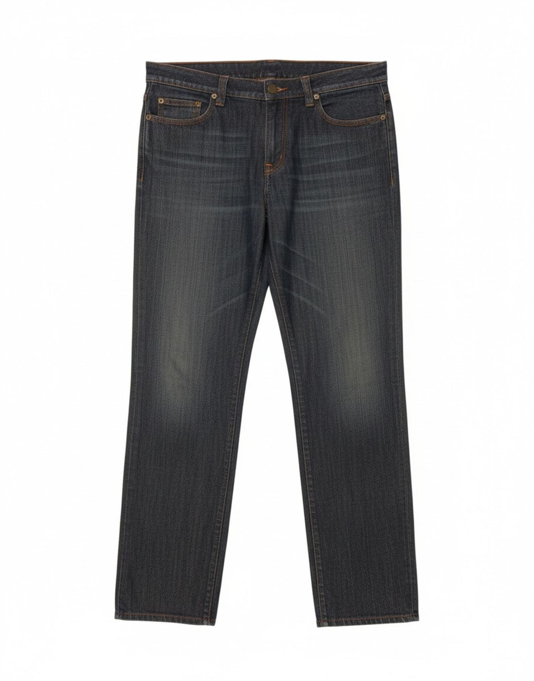 Iceberg Damen Slim Jeans W32 L32 Marineblaue Baumwolle